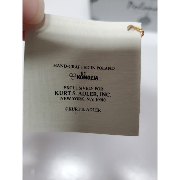 Kurt Adler Polonaise Komozja Wedding Couple Bride & Groom Glass Ornament w/Box - Picture 10 of 14